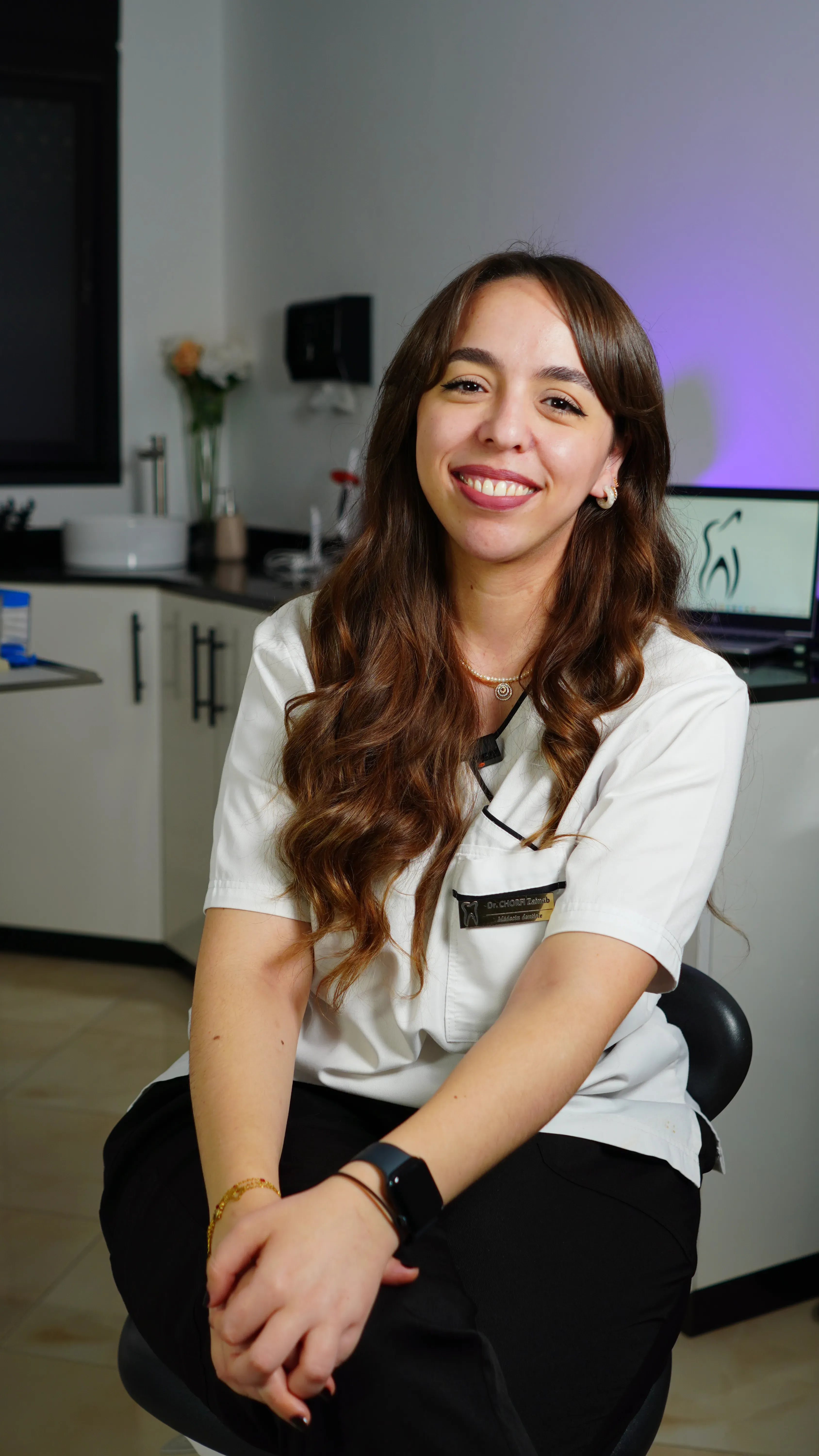 Dr Zainab Chorfi au bureau